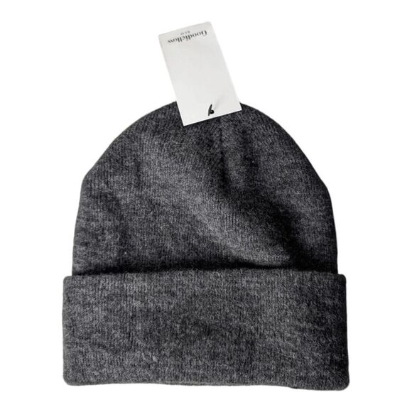 NWT GOODFELLOW & CO Men's Navy Blue Acrylic Cuffed Beanie - Picture 4 of 5